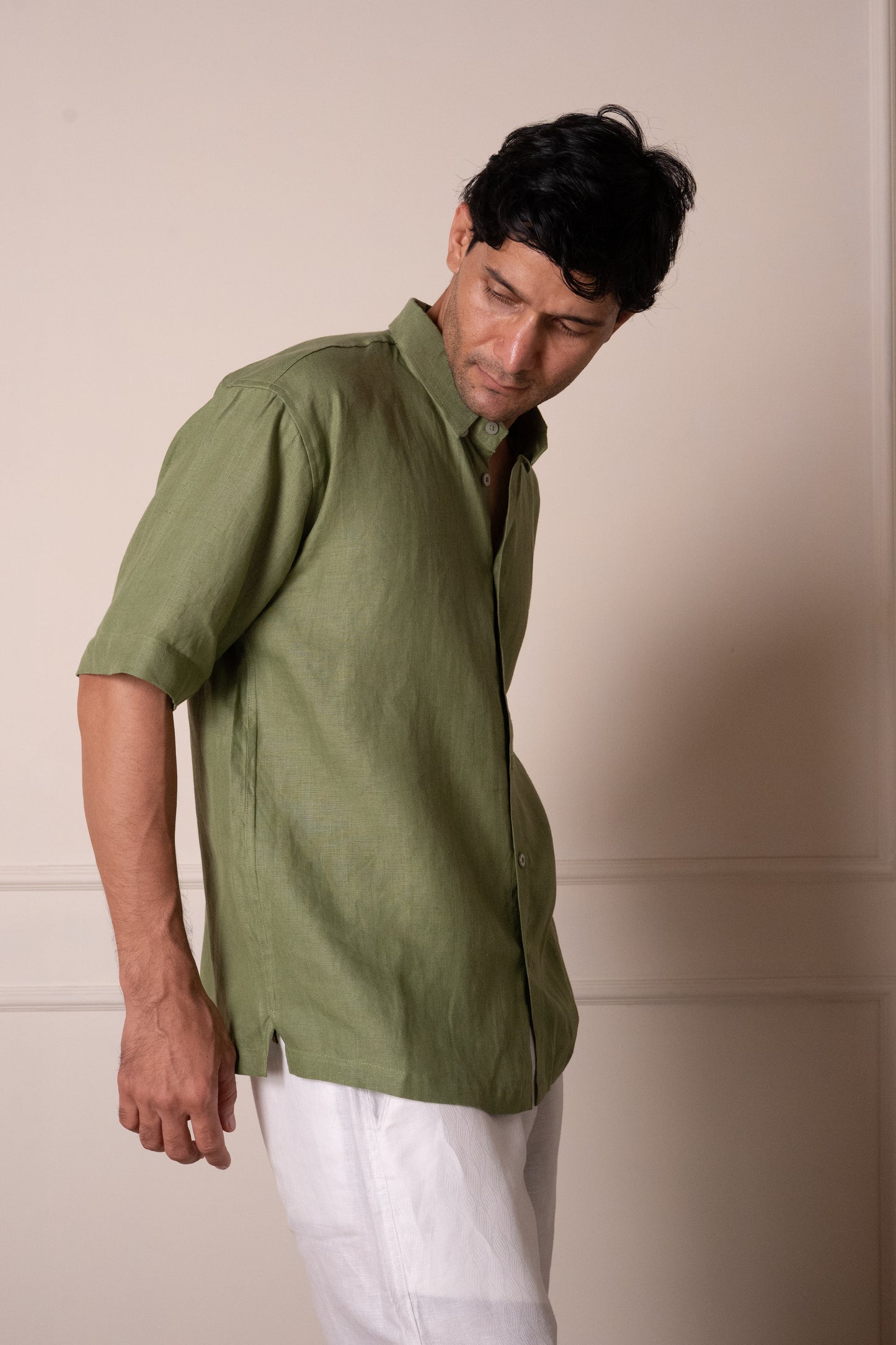 Olive Short-Sleeve Shirt