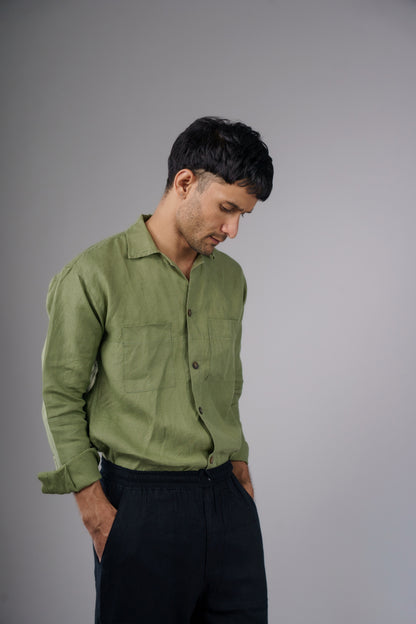 100% Hemp Two-Pocket Shirt