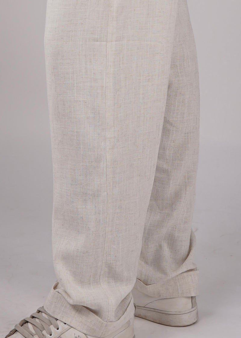 Linen Long Belt Trouser