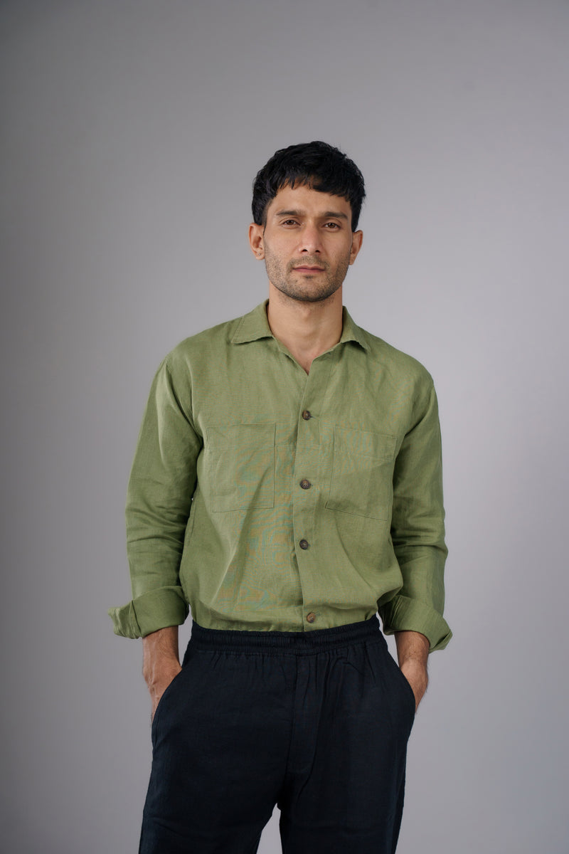100% Hemp Two-Pocket Shirt