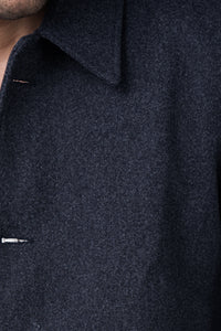 Classic Dark Navy Long Coat