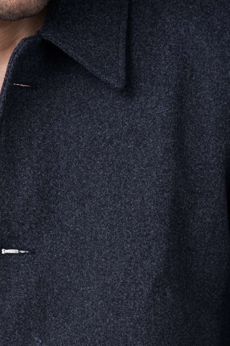 Classic Dark Navy Long Coat