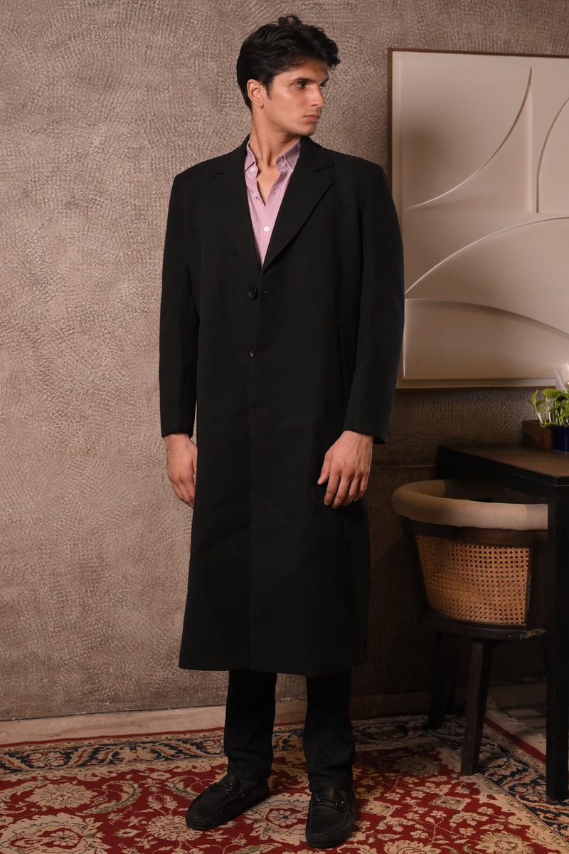Classic Black Long Coat