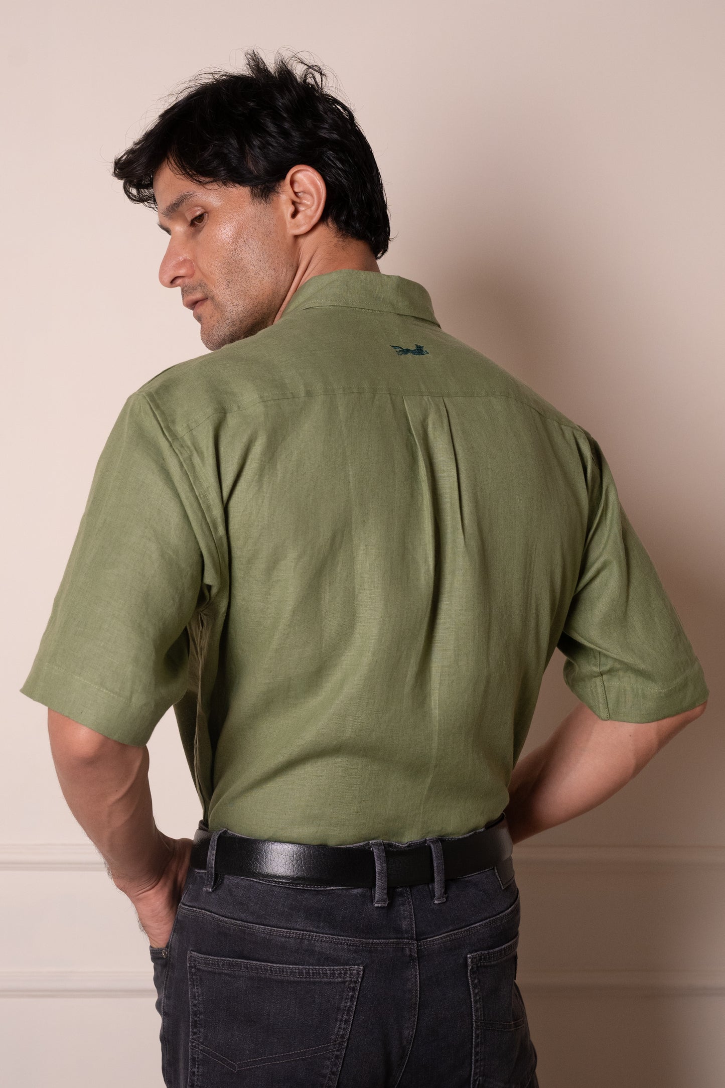 Olive Short-Sleeve Shirt