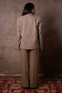 Beige Wool Blazer