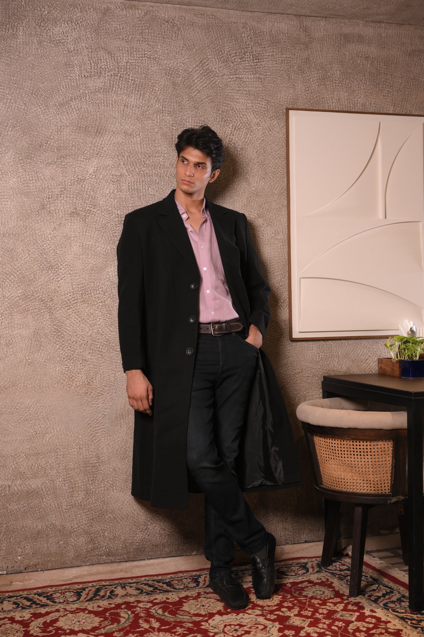 Classic Black Long Coat