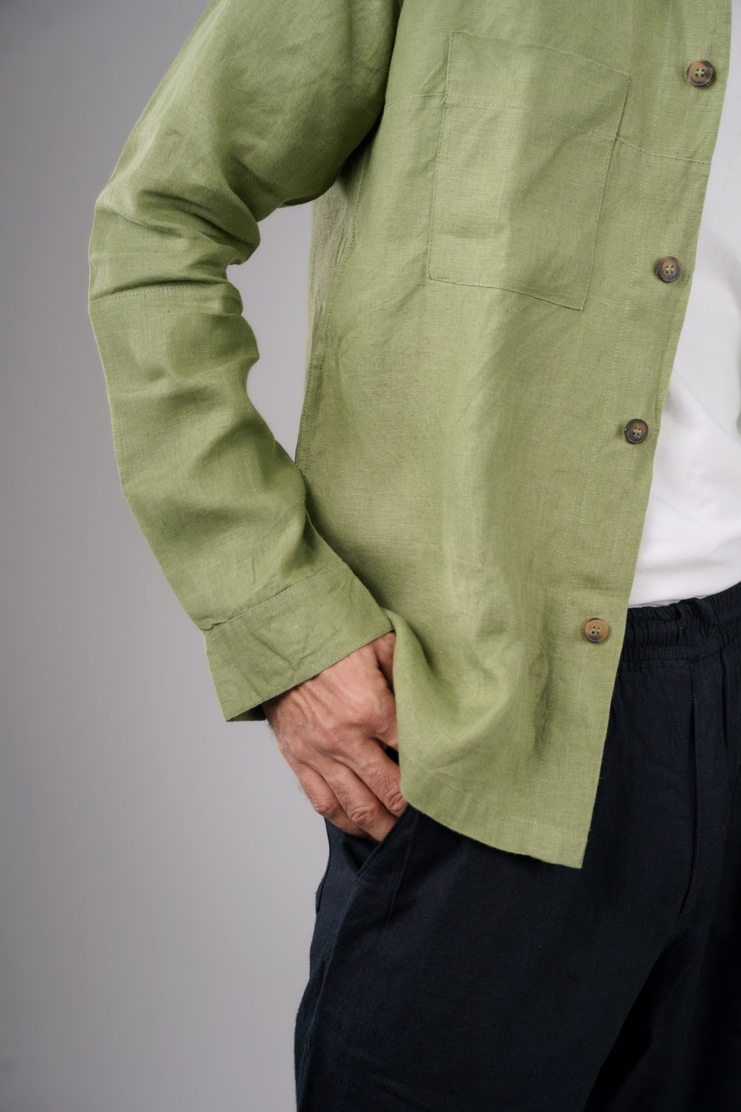 100% Hemp Two-Pocket Shirt