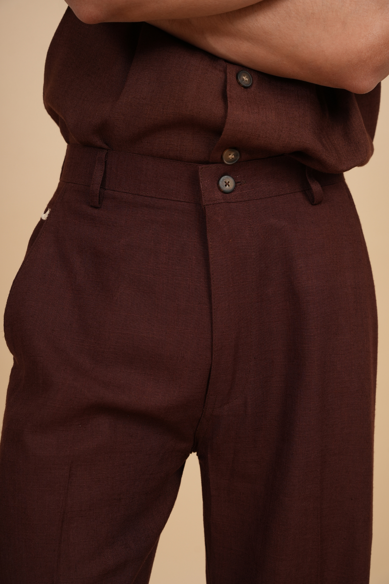 Mocha Linen Blend Set