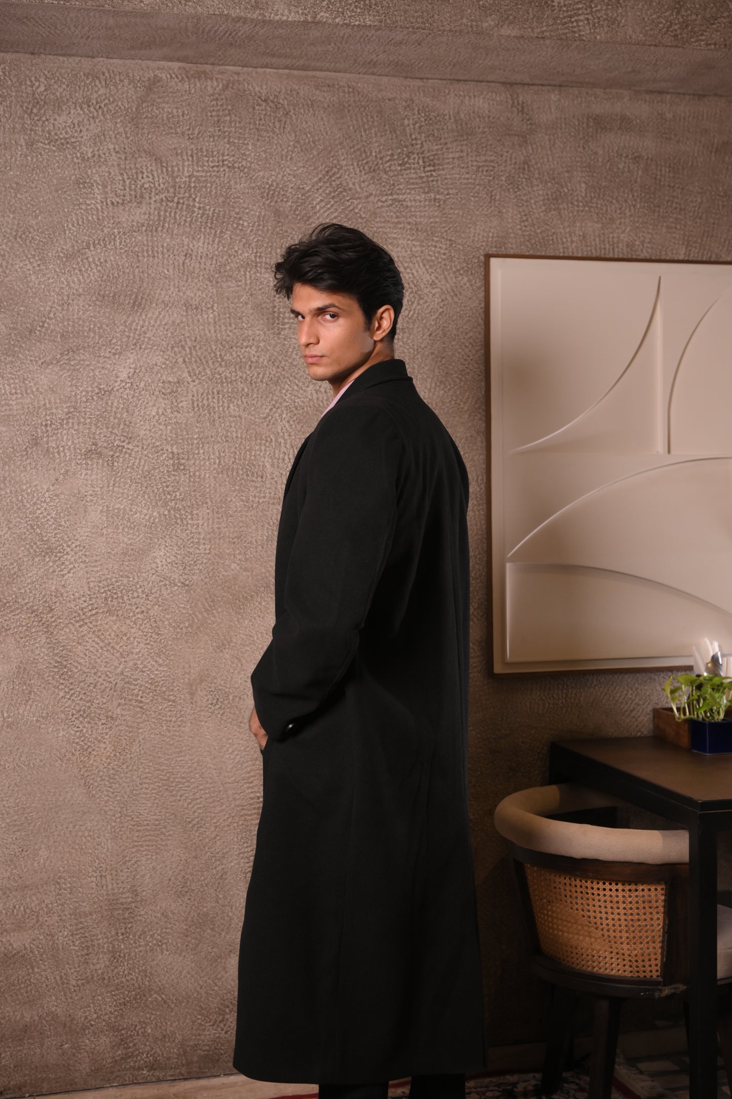 Classic Black Long Coat