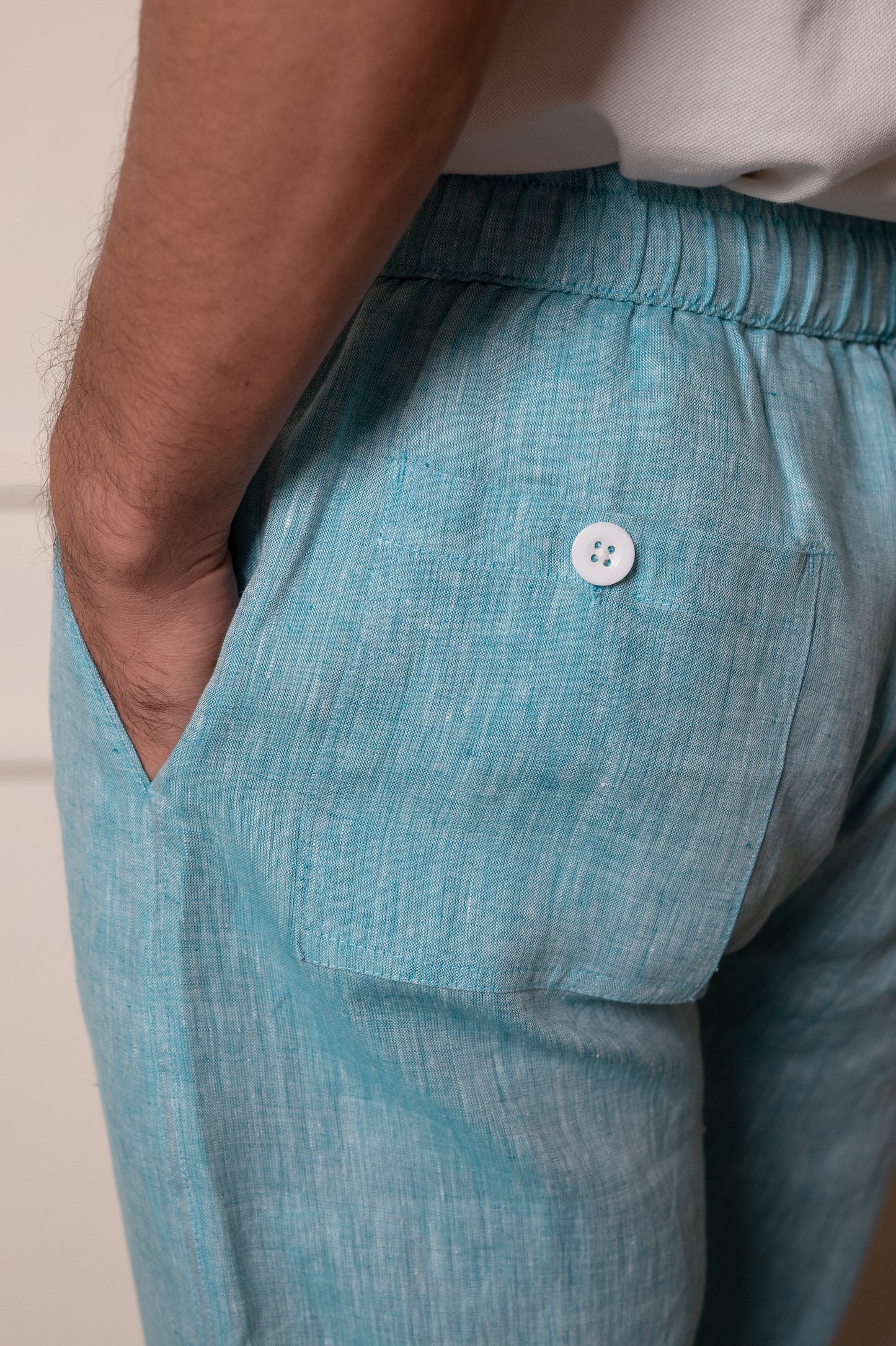Melange Blue Trouser
