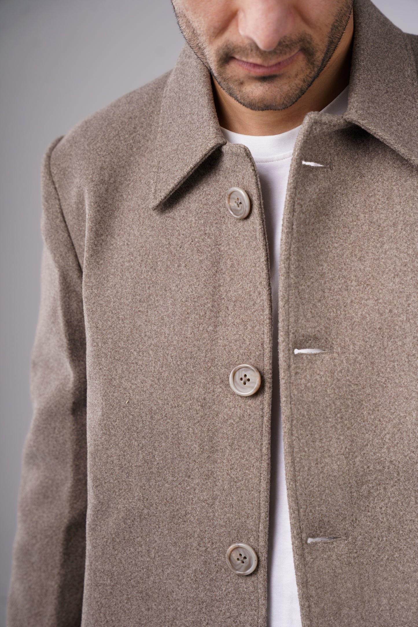 Grey Statement Long Coat