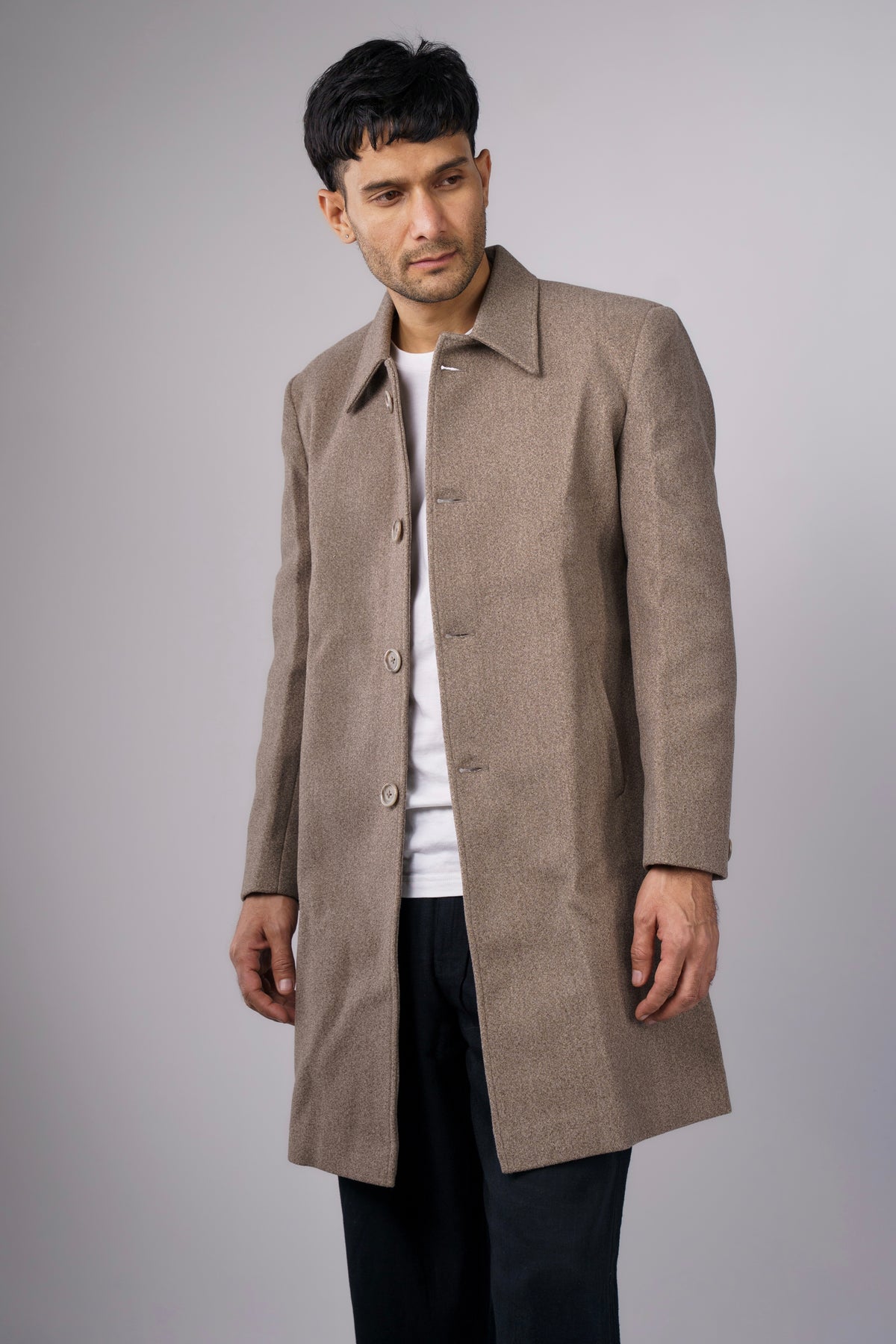Grey Statement Long Coat