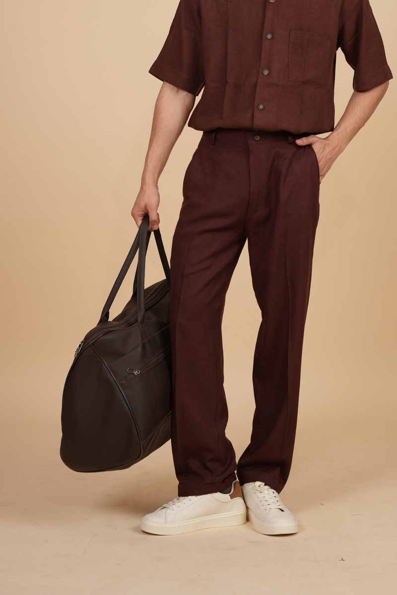 Mocha Linen Blend Set