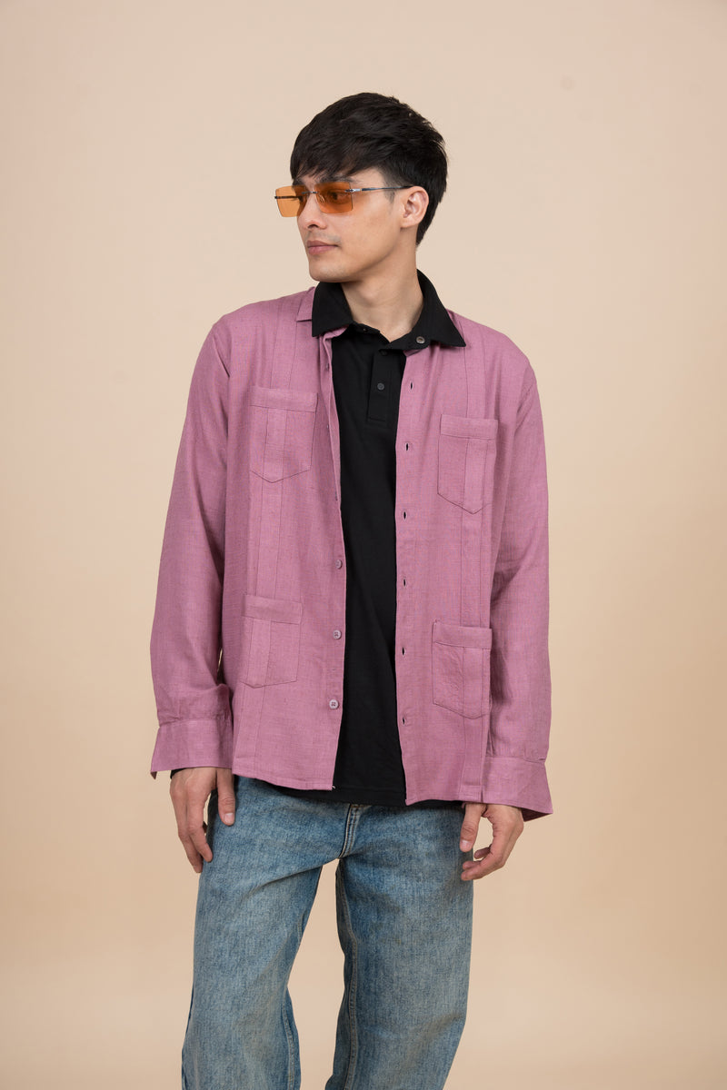 Linen Blend Traveller Shirt