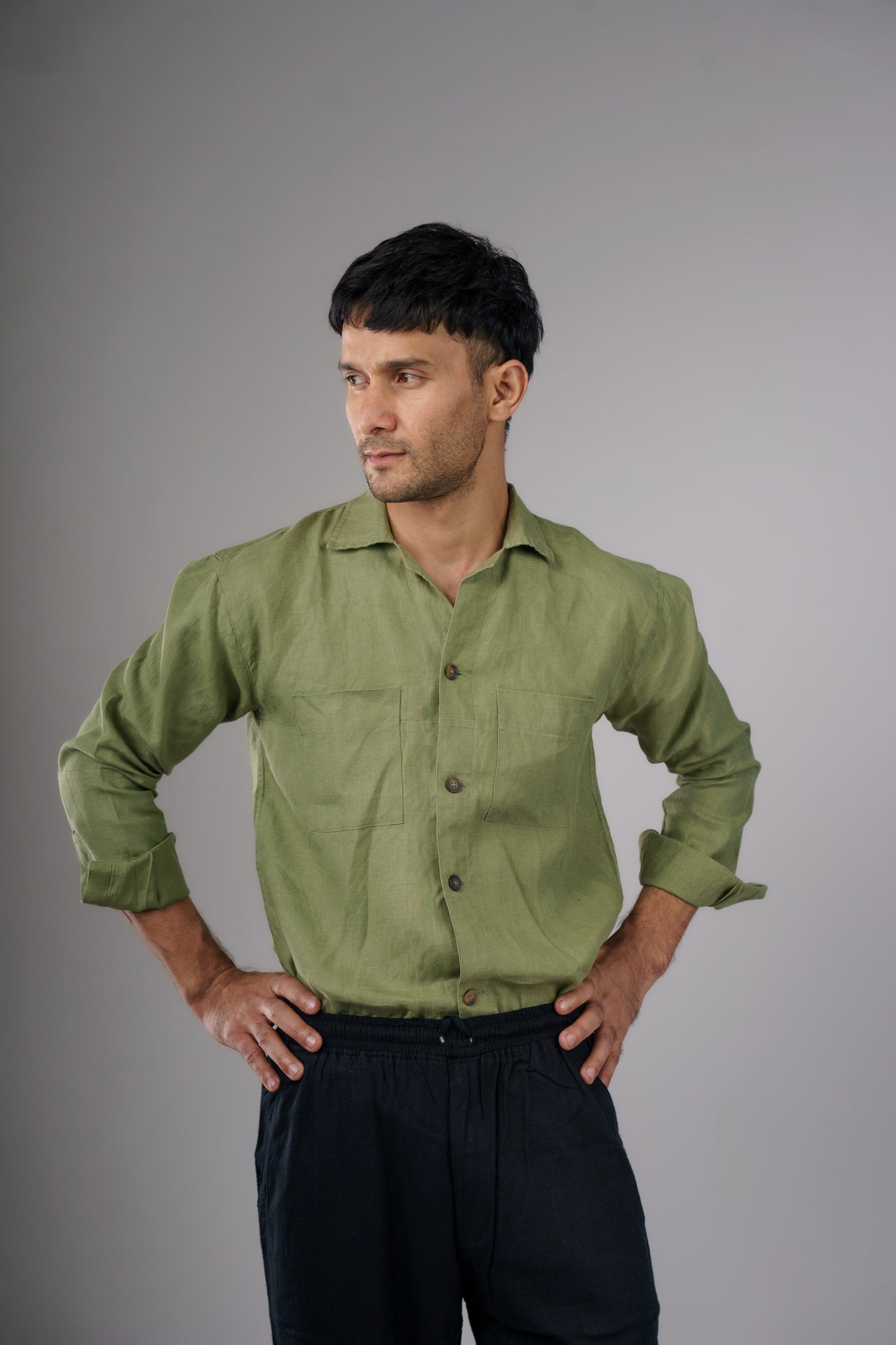 100% Hemp Two-Pocket Shirt