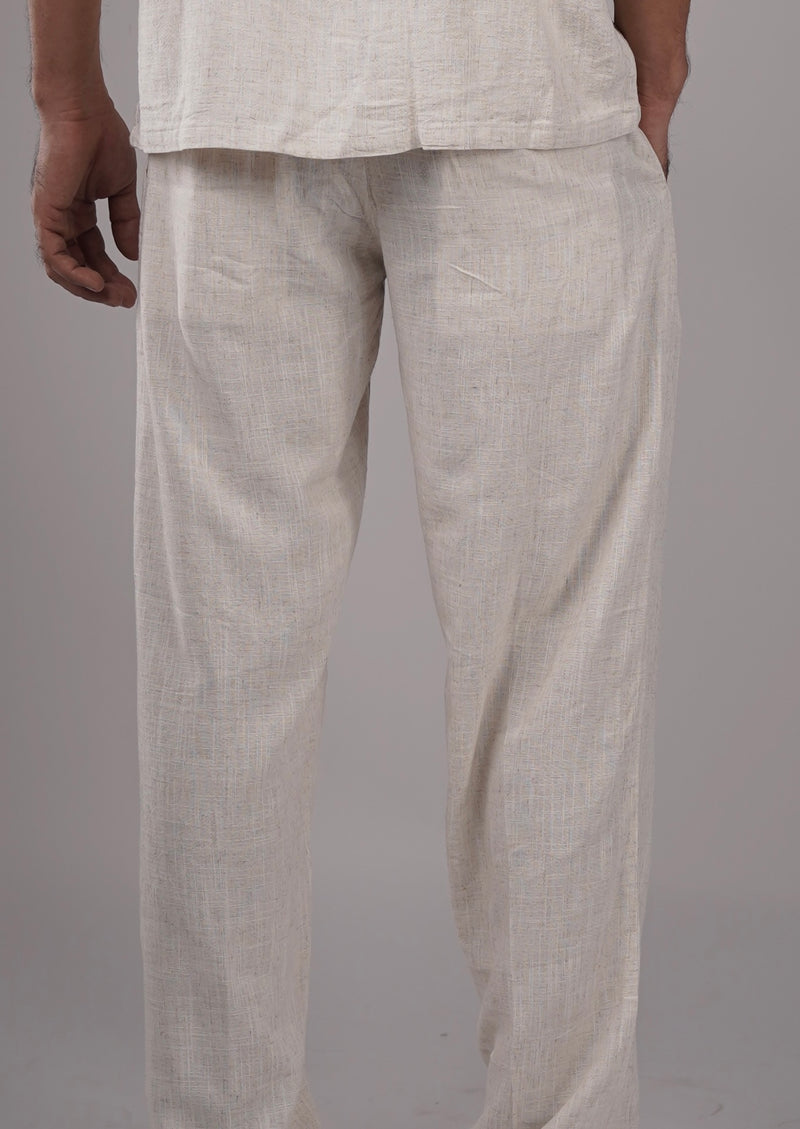 Linen Long Belt Trouser