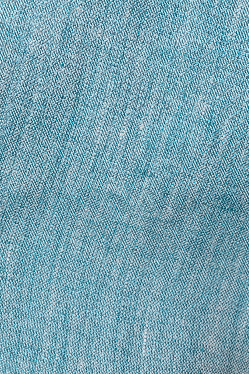 Melange Blue Short-Sleeve Shirt