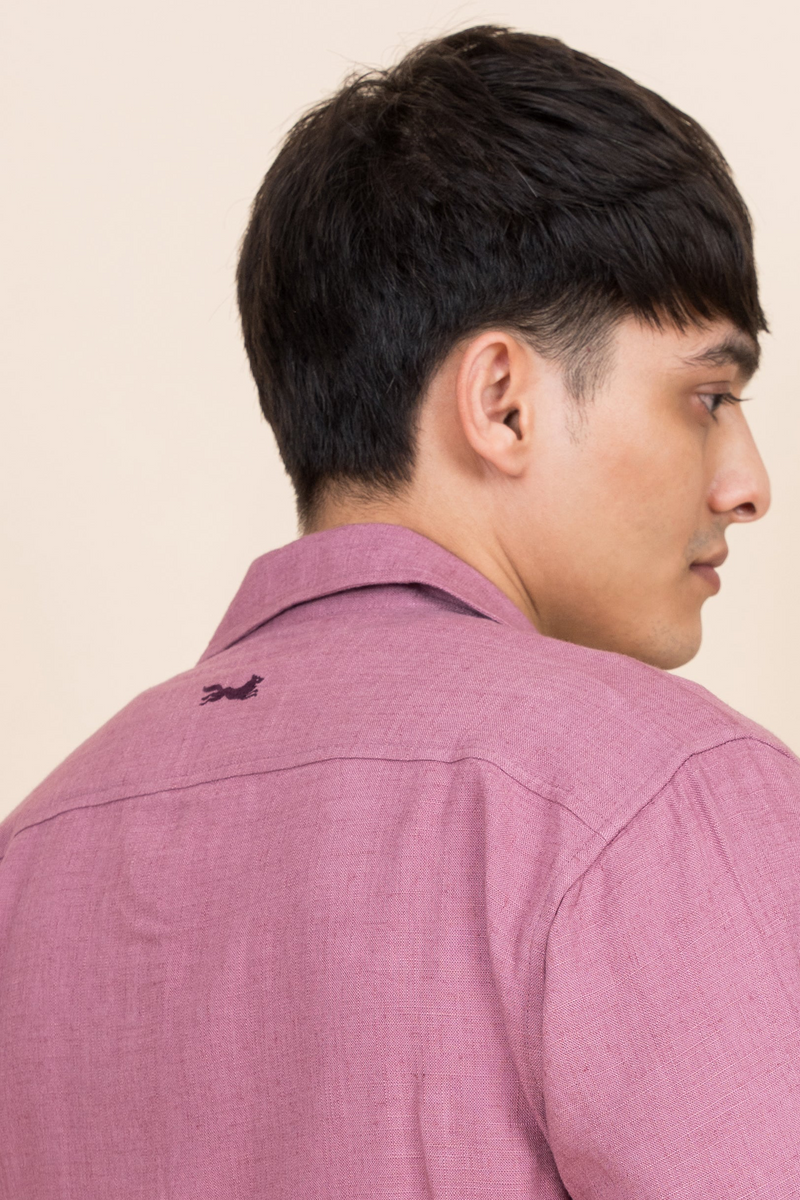 Linen Blend Traveller Shirt