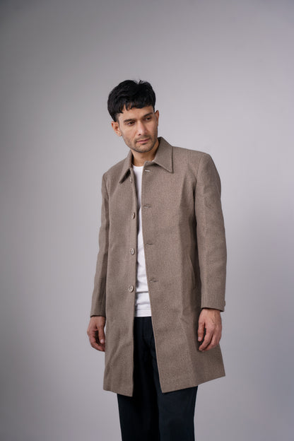 Grey Statement Long Coat