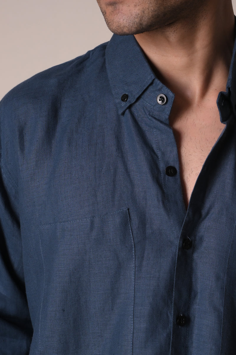 Royal Blue Resort Shirt