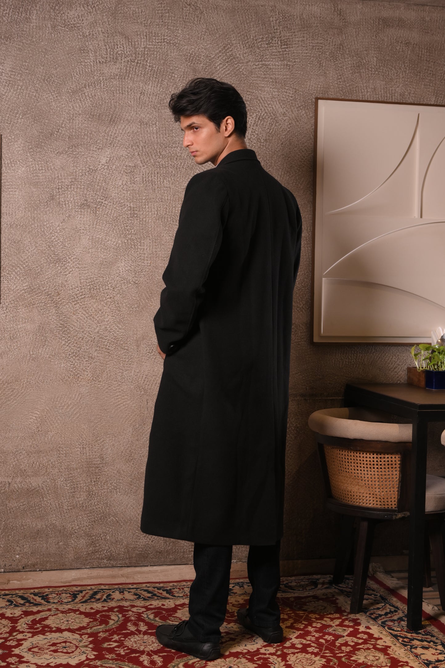 Classic Black Long Coat