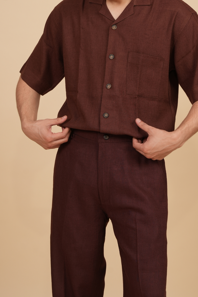 Mocha Linen Blend Set