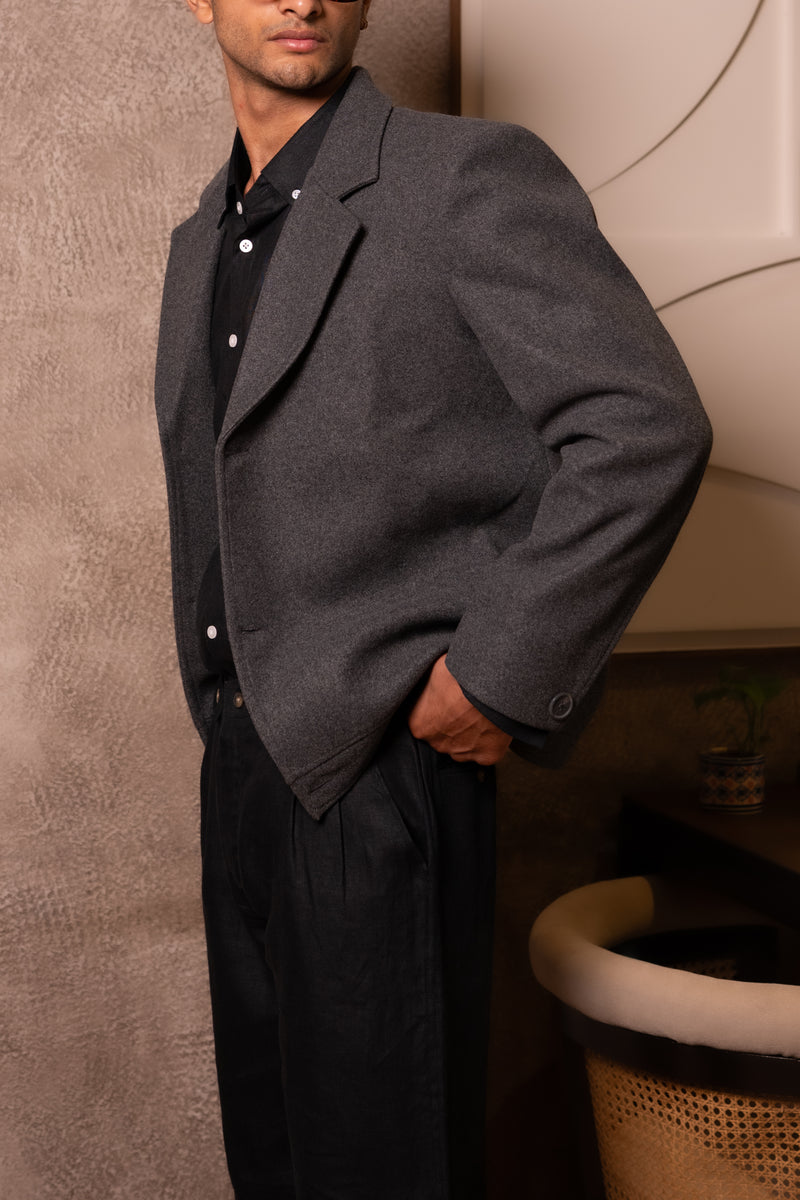 Wool Blazer Jacket