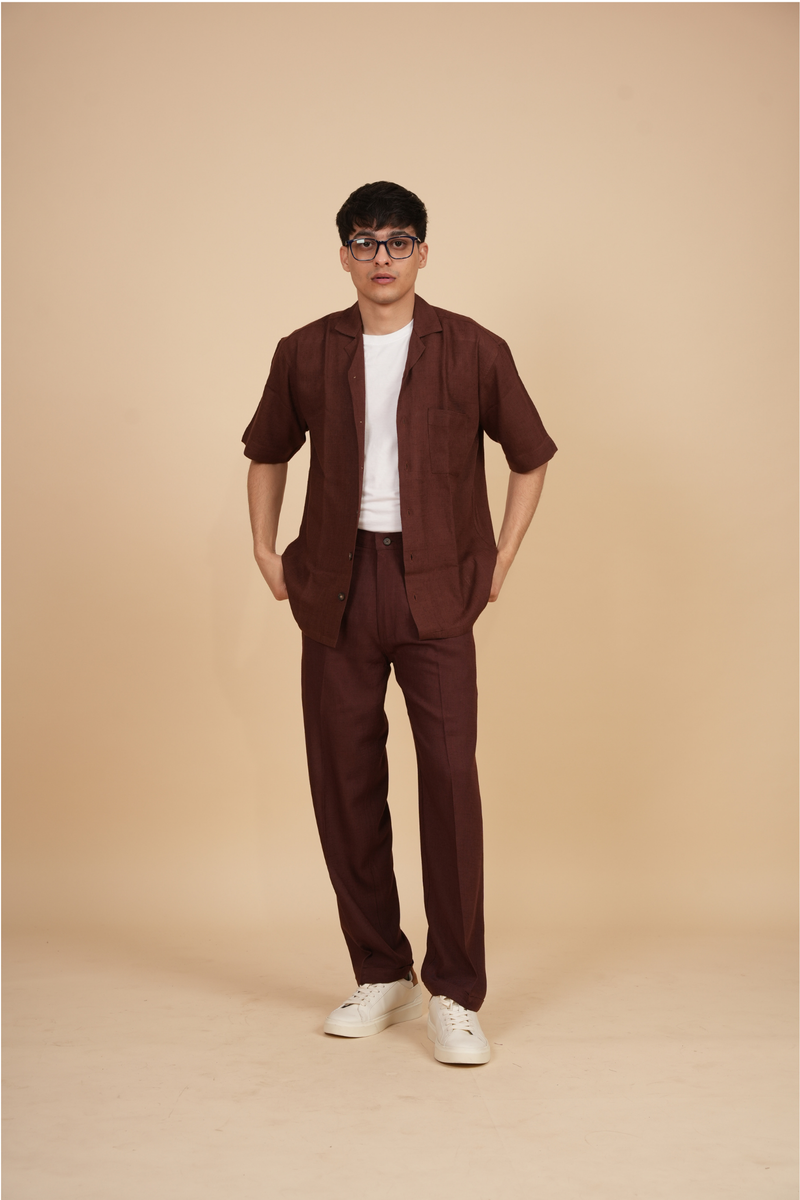 Mocha Linen Blend Set
