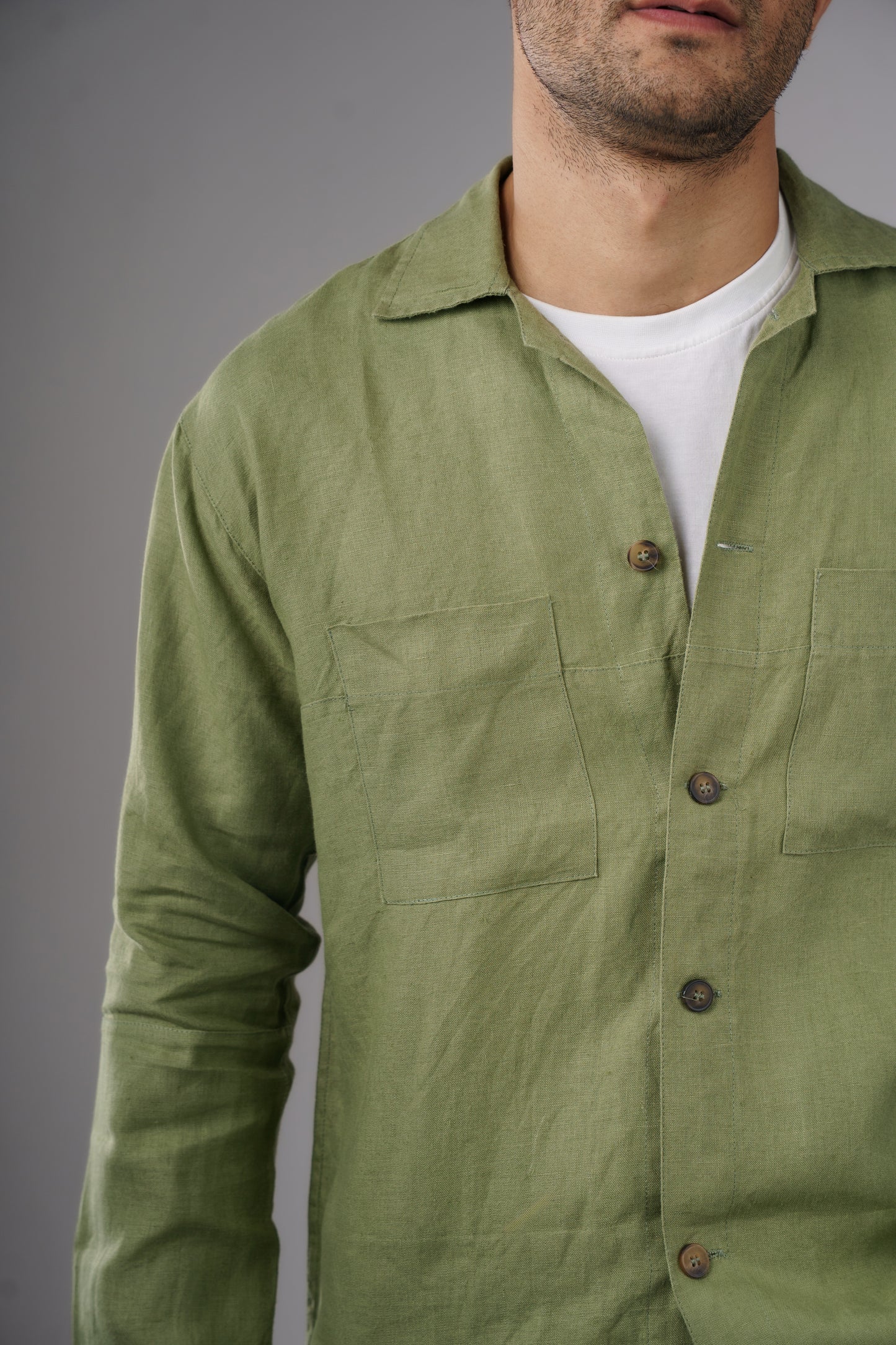 100% Hemp Two-Pocket Shirt