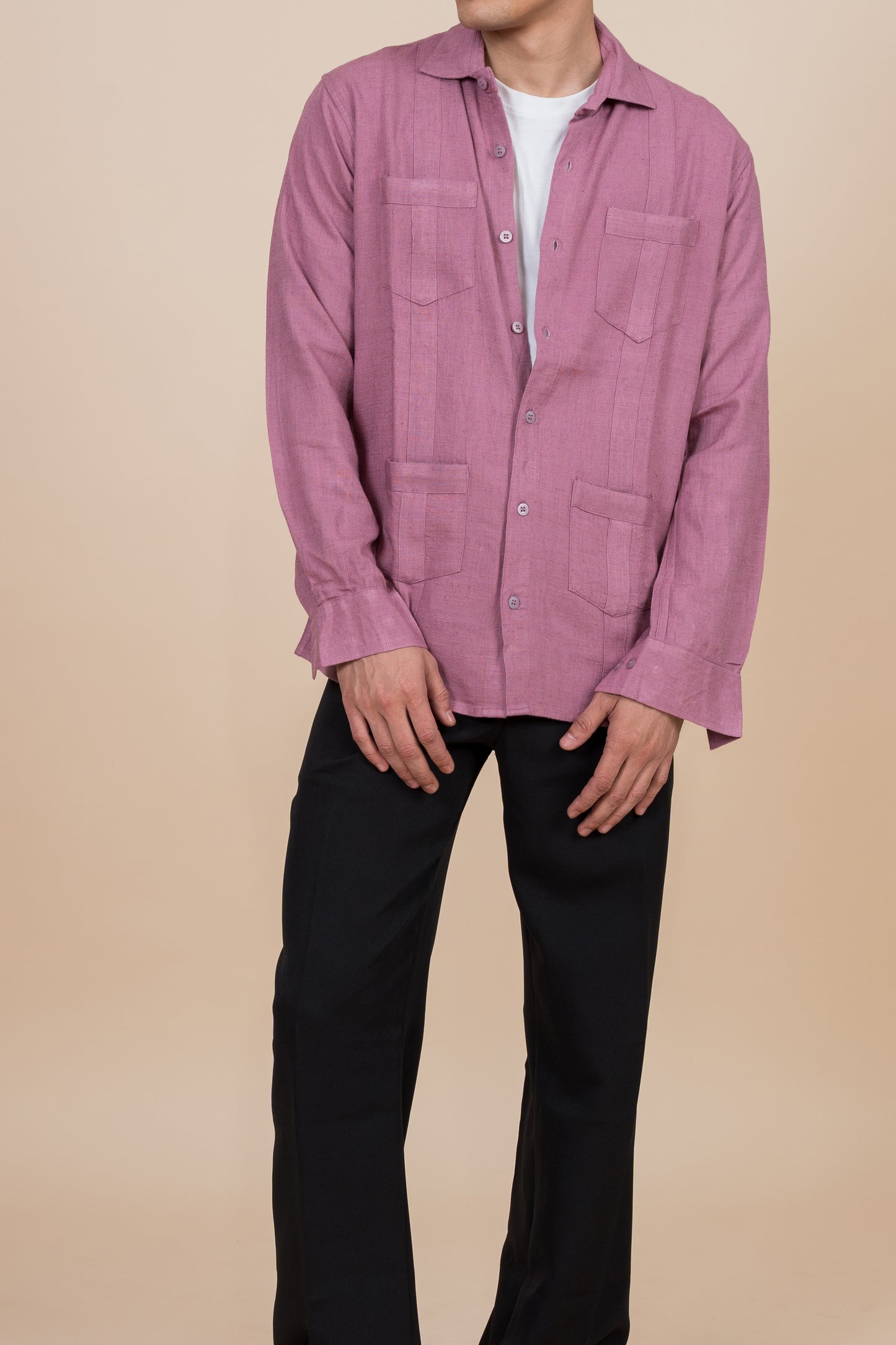 Linen Blend Traveller Shirt