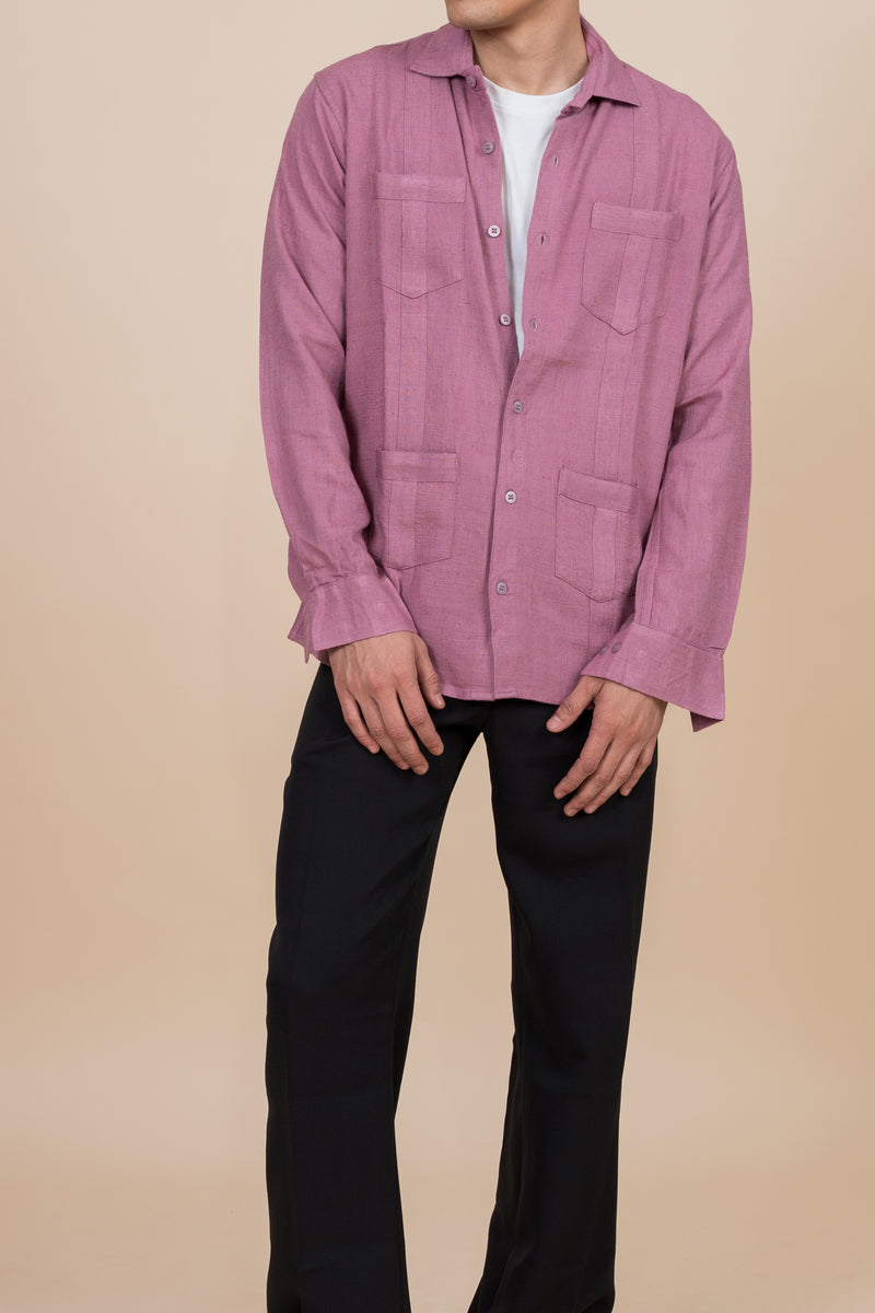Linen Blend Traveller Shirt