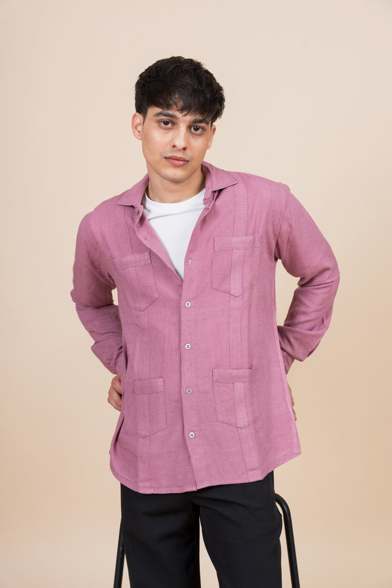 Linen Blend Traveller Shirt
