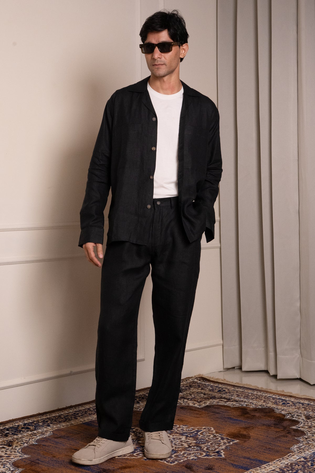Hemp Trench Shirt lifestyle